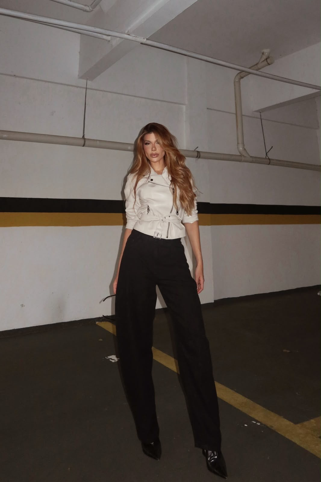 Calca Jeans Barrel Geo