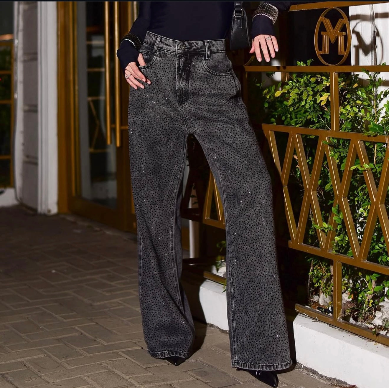 Calça Aplic. Strass