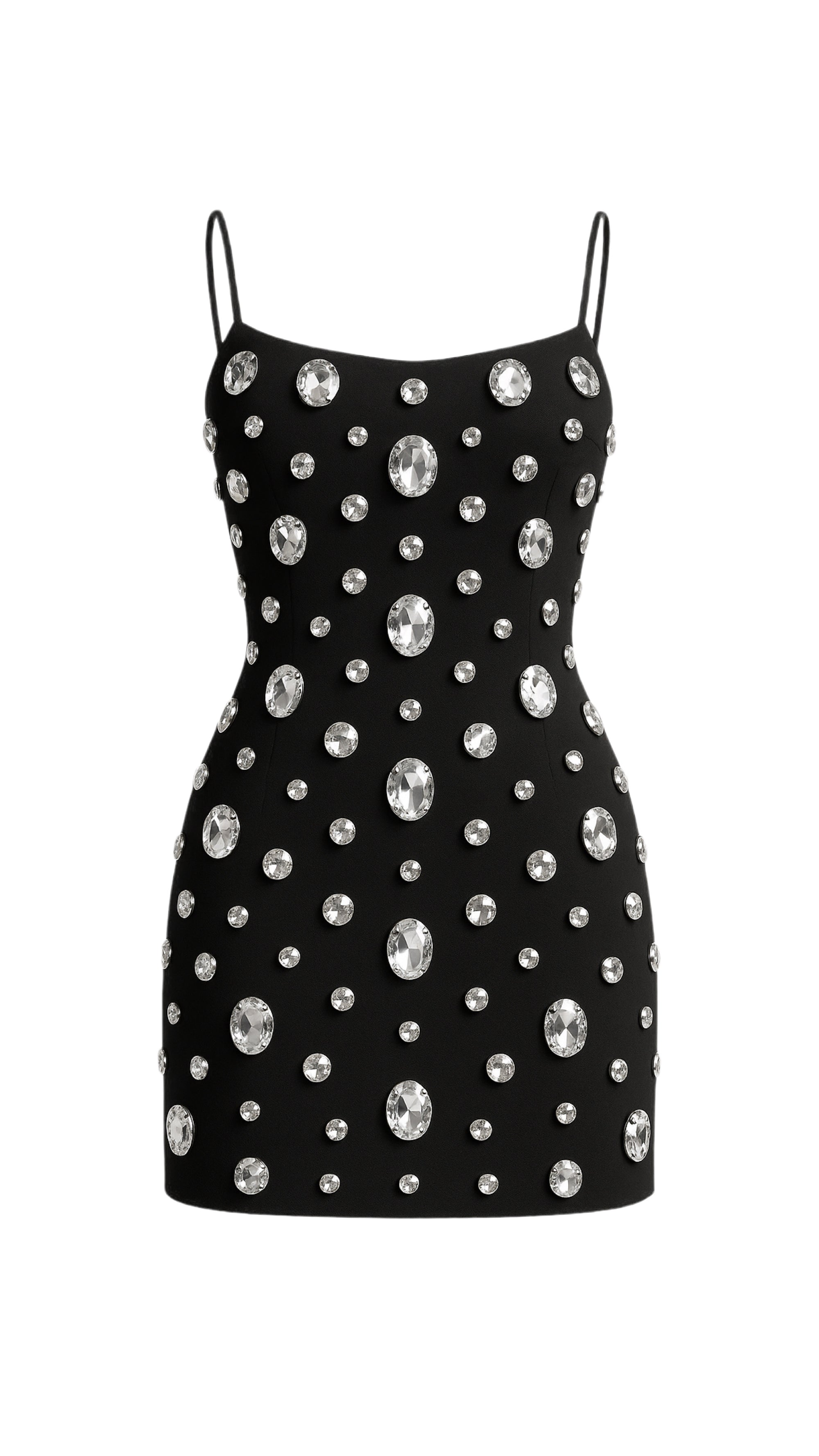 Vestido Aplic. Strass