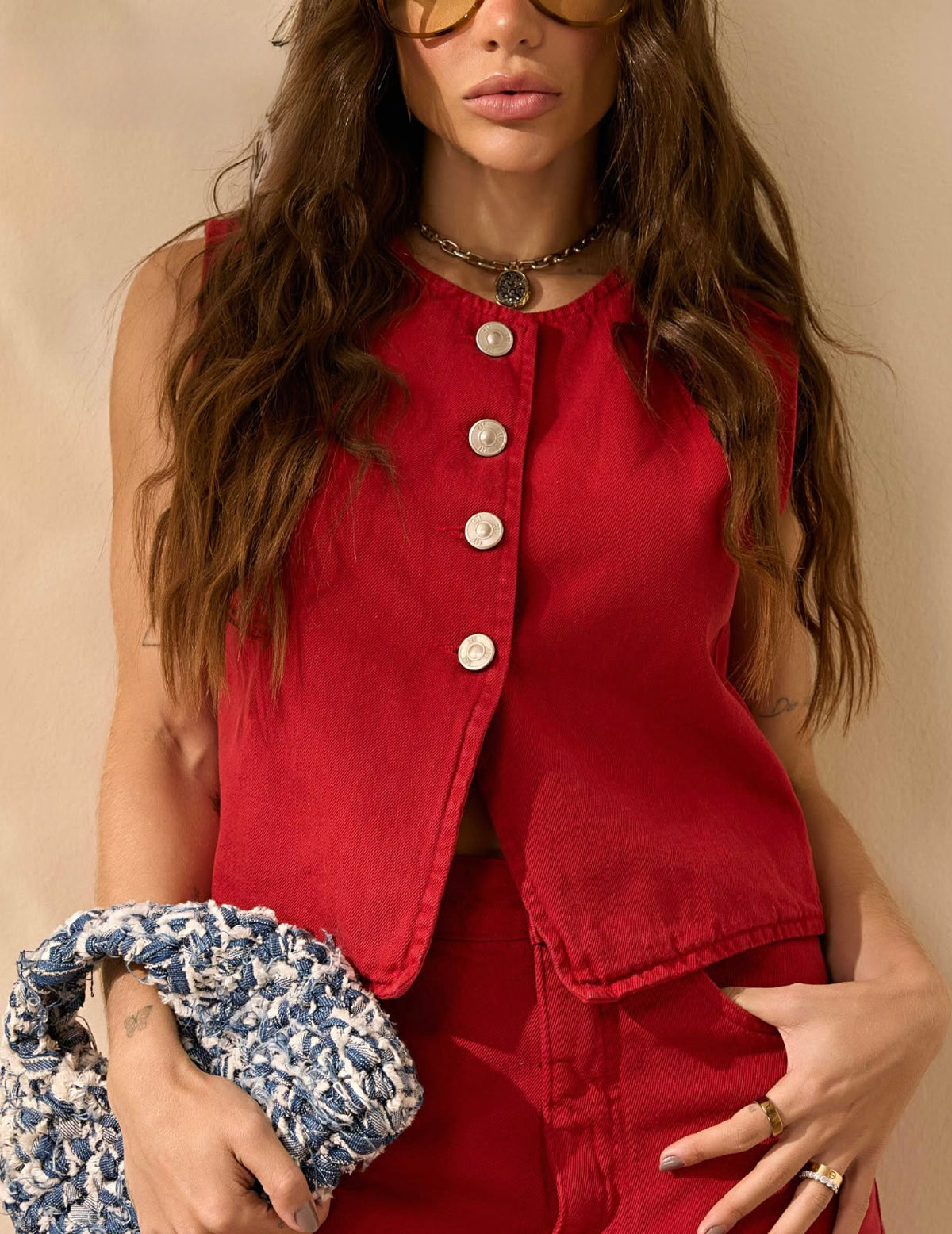 Blusa Jeans Vicky Duda