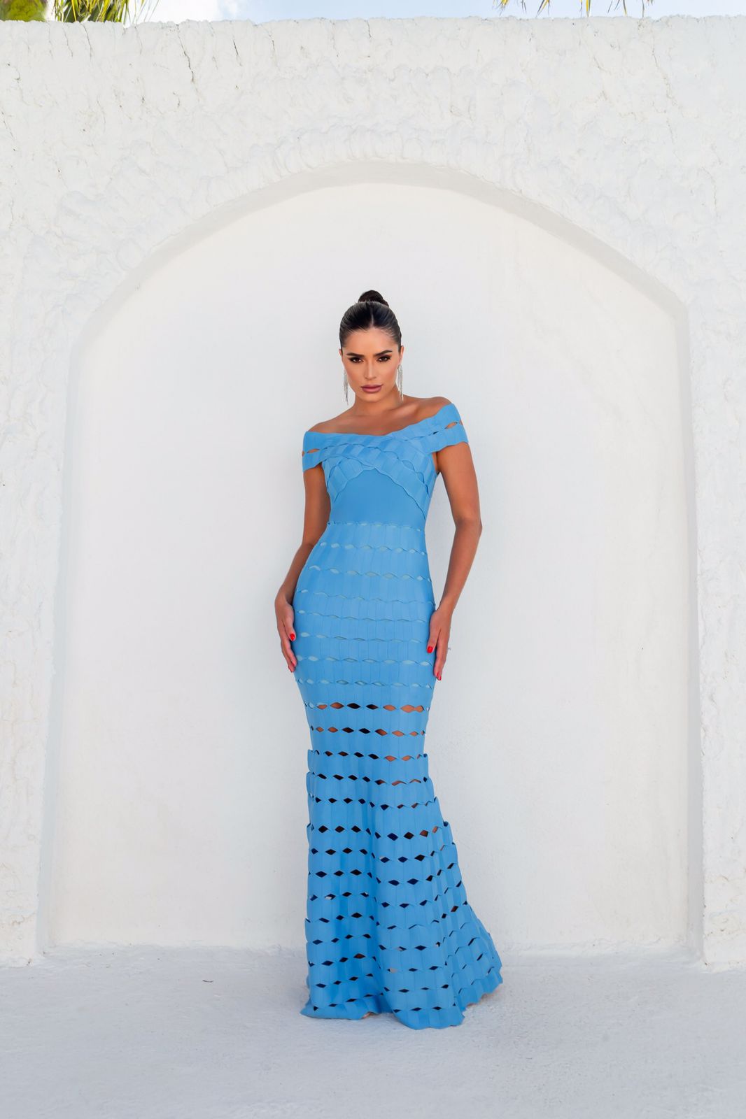 Vestido Log. Sereia Bandagem