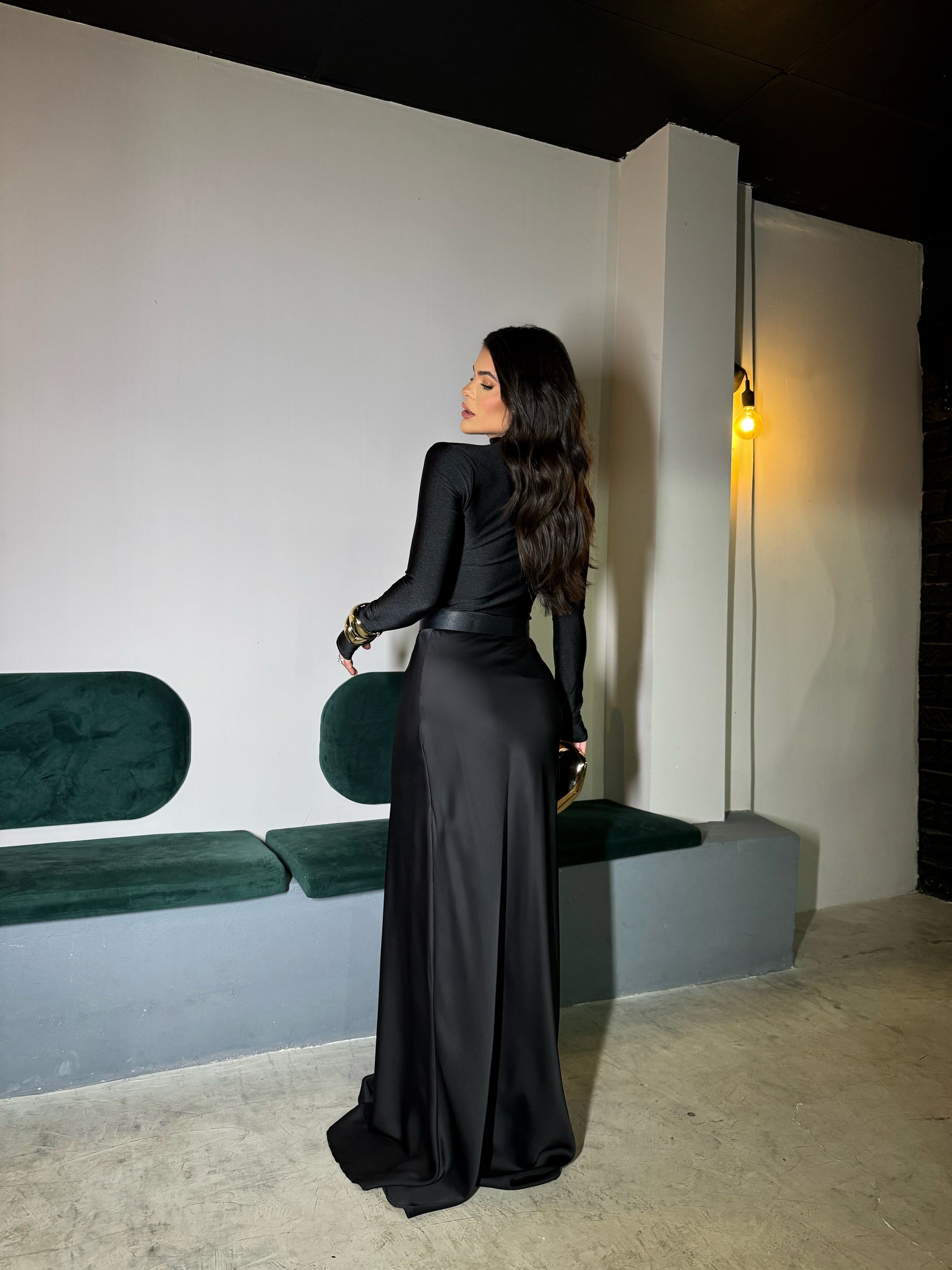 Saia Longa Cetim - BUBU