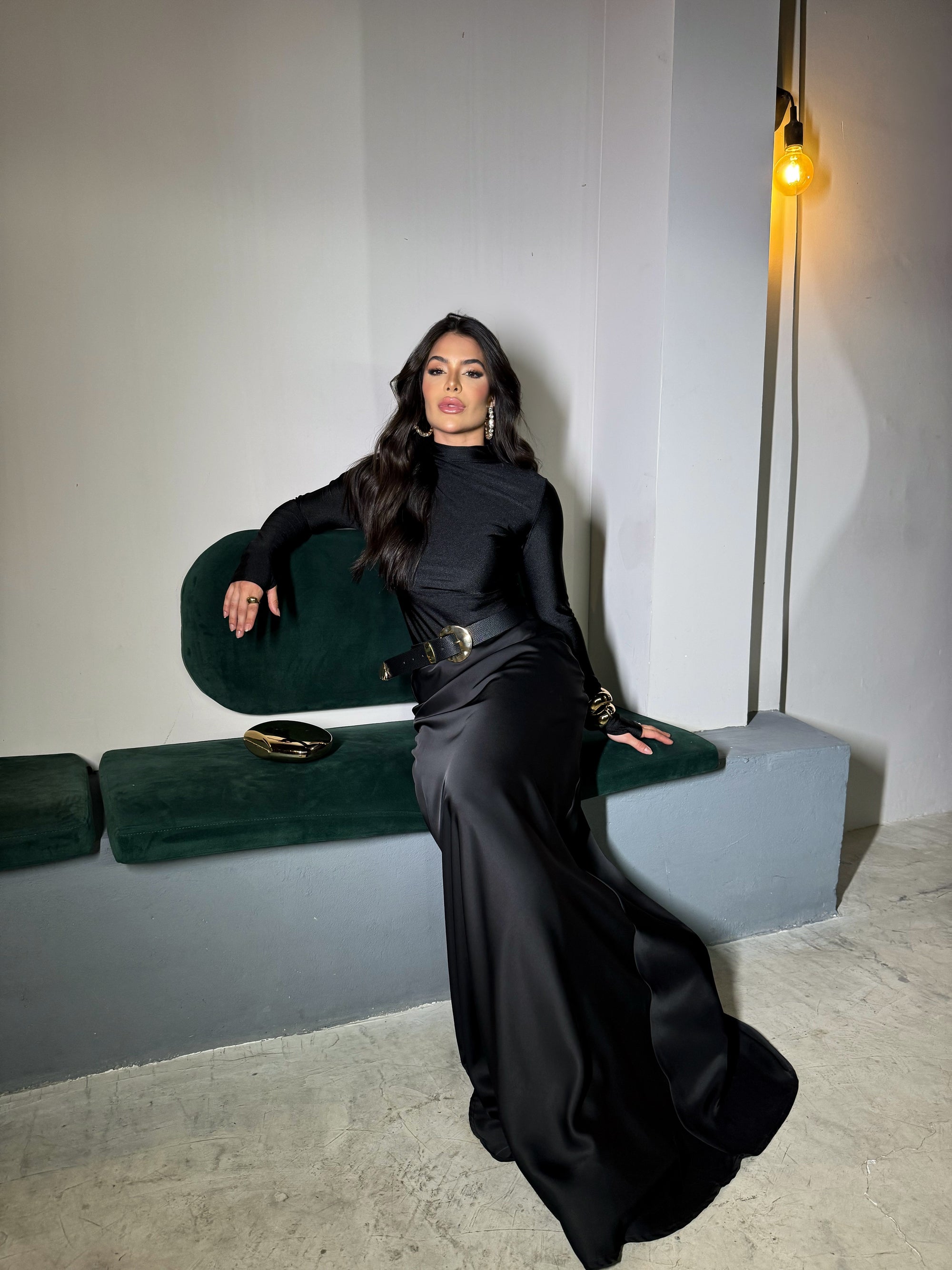 Saia Longa Cetim - BUBU