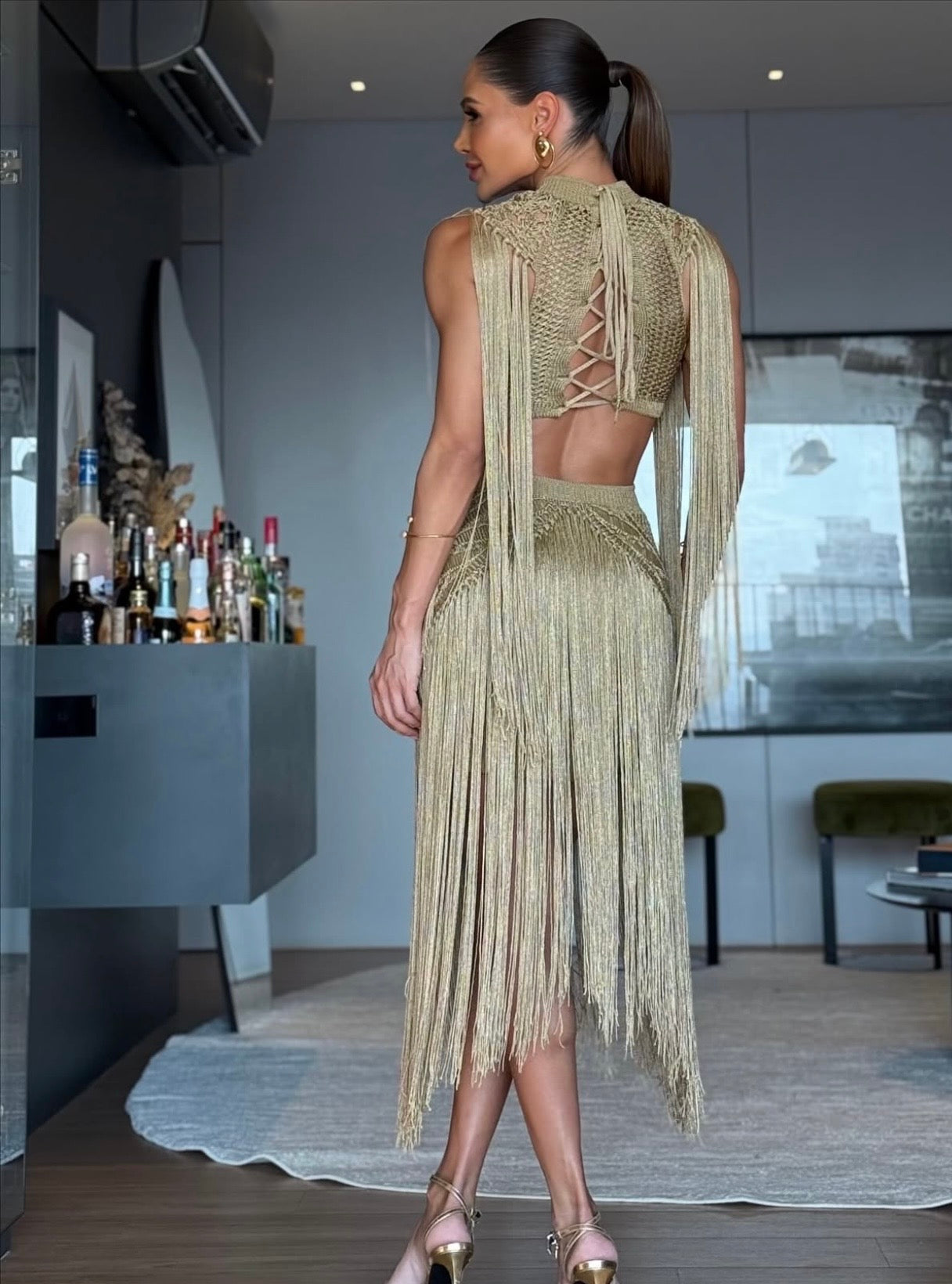 Vestido Franja Bellina - BUBU