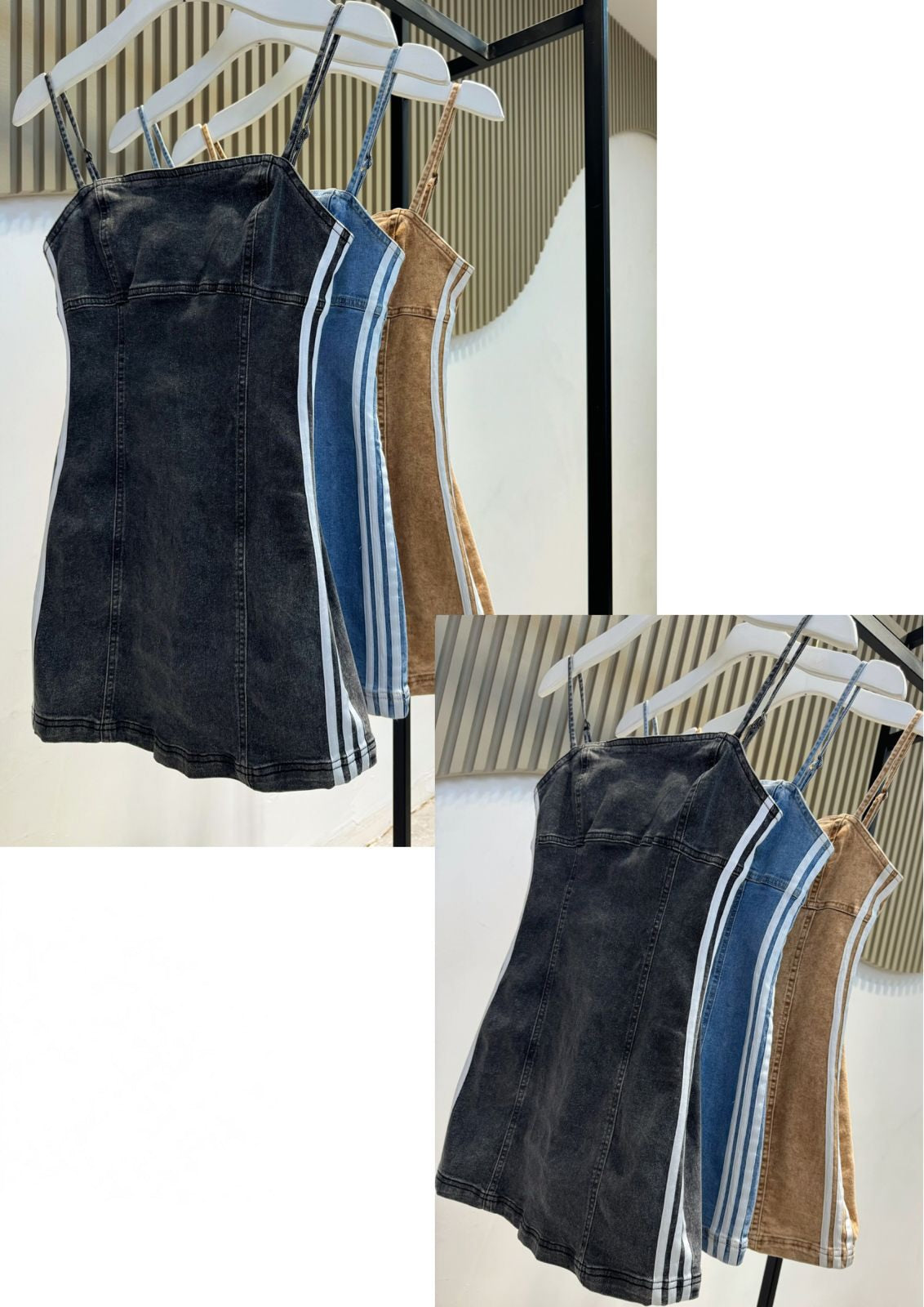 Vestido Jeans Esportivo - BUBU